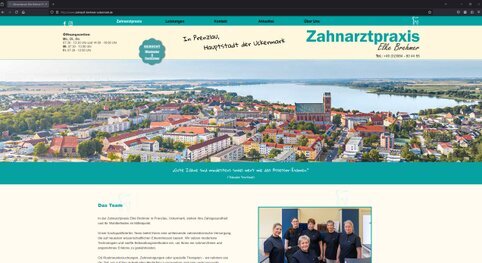 Referenz Zahnarztpraxis Elke Brehmer Prenzlau